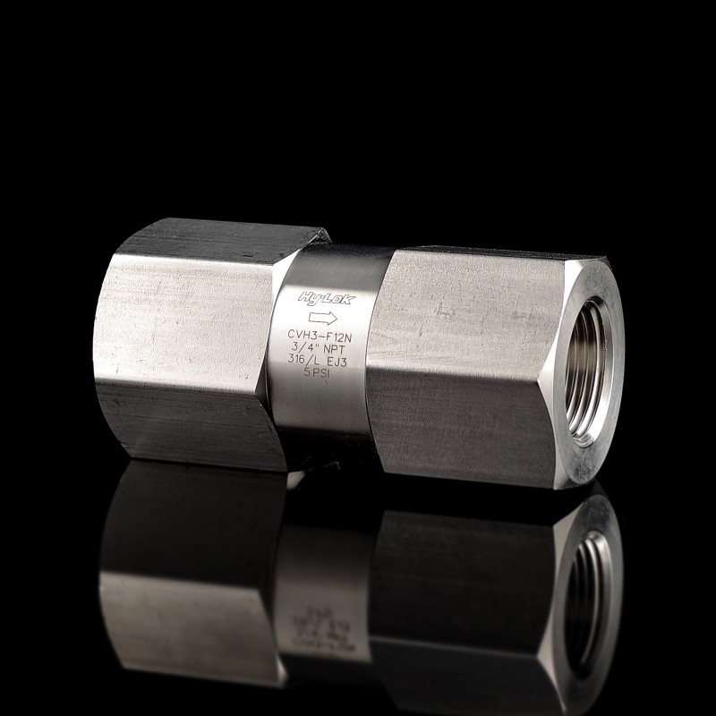 Обратный клапан серии CVH из нержавеющей стали S316, NPT 3/4" внутр. Обратный клапан серии CVH из нержавеющей стали S316, NPT 3/4" внутр.