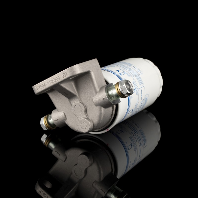 Фильтр топливный с пробкой слива воды YC4D80-T20, YC6B125-T20 ,YC6B125-T21, YC6J125Z-T20, YC6J12