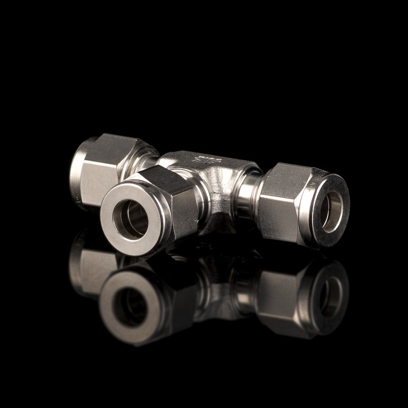 Тройник равнопроходной из нержавеющей стали 8мм